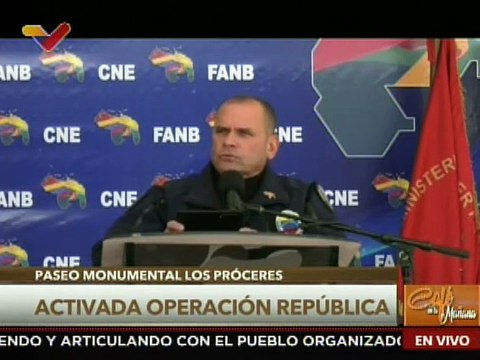 Vpdte. Sec. A/J Remigio Ceballos: Hemos desplegados 356.513 funcionarios del Plan República