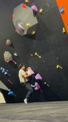 Big jump lors de ma séance d’escalade