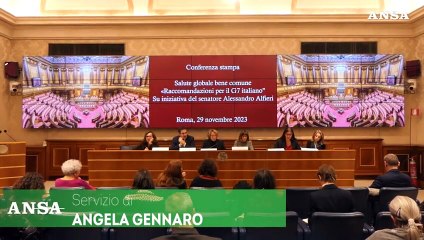 "Salute globale bene comune: raccomandazioni per il G7 italiano"