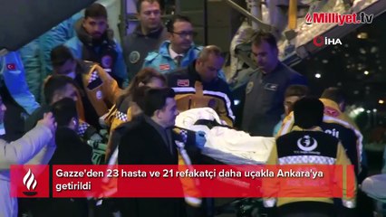 Türkiye'den Gazze'ye sağlık koridoru! 23 hasta Ankara'ya getirildi