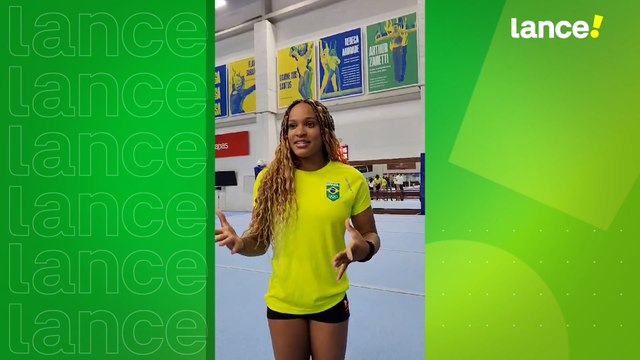 Ginasta brasileira, Rebeca Andrade fala da expectativa da Olimpíadas de 2024, em Paris