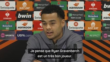 Liverpool - Gakpo : "Gravenberch est un très bon joueur, très à l'aise avec le ballon"