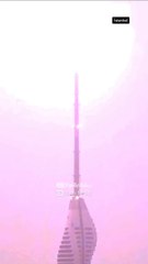 Çamlıca kulesine yıldırım düştü