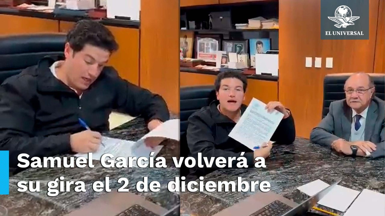 Samuel García regresa a su cargo como gobernador de Nuevo León