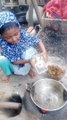 Small child cooking pickles | Delicious olive pickle cooking video |
