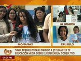 Monagas | En la UE Marlene Sequea De Campos realizó simulacro estudiantil electoral por el Esequibo