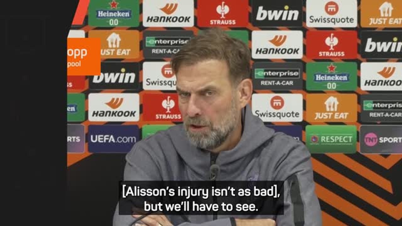 Klopp reveals Alisson and Jota will miss LASK clash