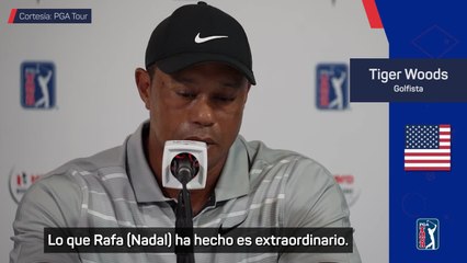 Tiger Woods: "No quiero ver a Nadal retirarse"