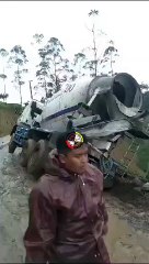 seconds the car rolled over and plunged into the field #viral