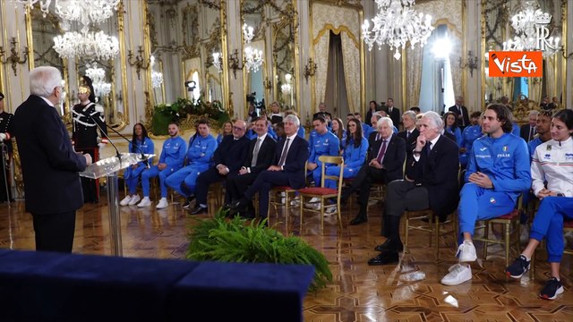 Mattarella riceve Nazionale di atletica: Vostri risultati frutto di dedizione e sacrifici