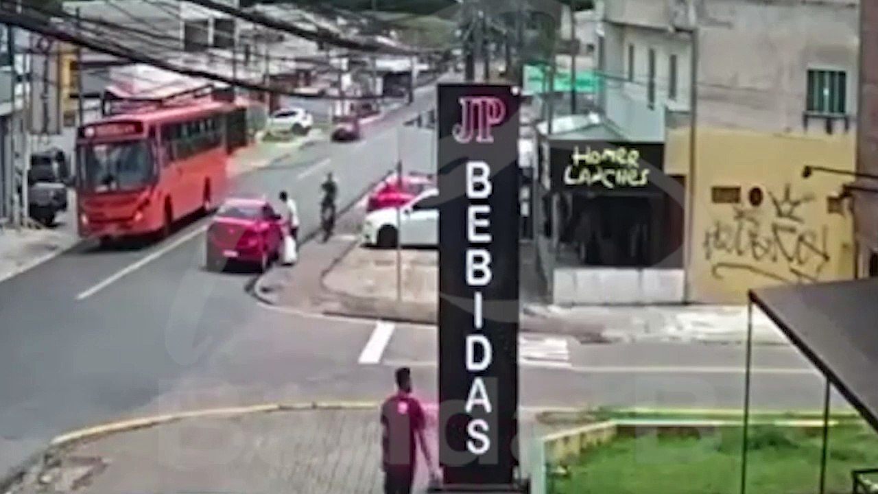 Câmera flagrou atropelamento que matou ciclista no Umbará