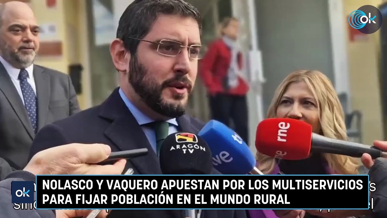 Nolasco y Vaquero apuestan por los multiservicios para fijar población en el mundo rural