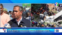 Aumentan a ocho muertos en accidente de Haina según alcalde | Primera Emisión SIN