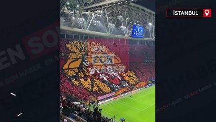 Galatasaray'dan Şampiyonlar Ligi koreografisi
