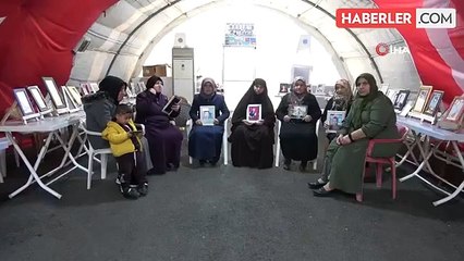 PKK ve HDP mağduru aileler evlat nöbetini sürdürüyor