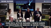 Zoido en el acto de OKDIARIO y Renew Europe: «La investidura de Sánchez se decide fuera»