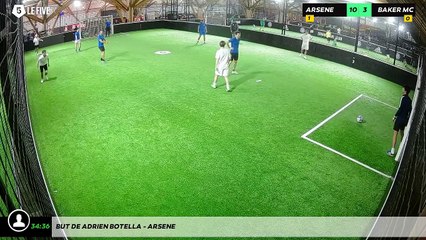 But de Adrien Botella - ARSENE