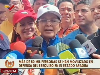 Aragua | 60 mil personas se han desplegado en la entidad en Defensa del Territorio Esequibo
