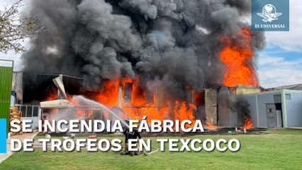 Dos personas resultan heridas por incendio en los límites de Texcoco y Chicoloapan
