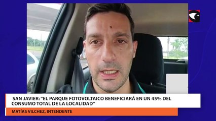 San Javier: “El parque fotovoltaico beneficiará en un 45% del consumo total de la localidad