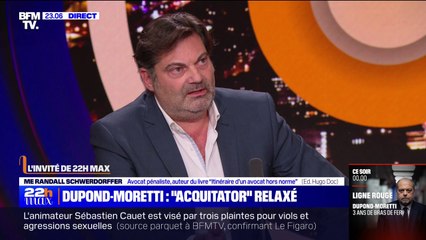 Download Video: Relaxe d'Éric Dupond-Moretti: pour l'avocat pénaliste Randall Schwerdorffer, 