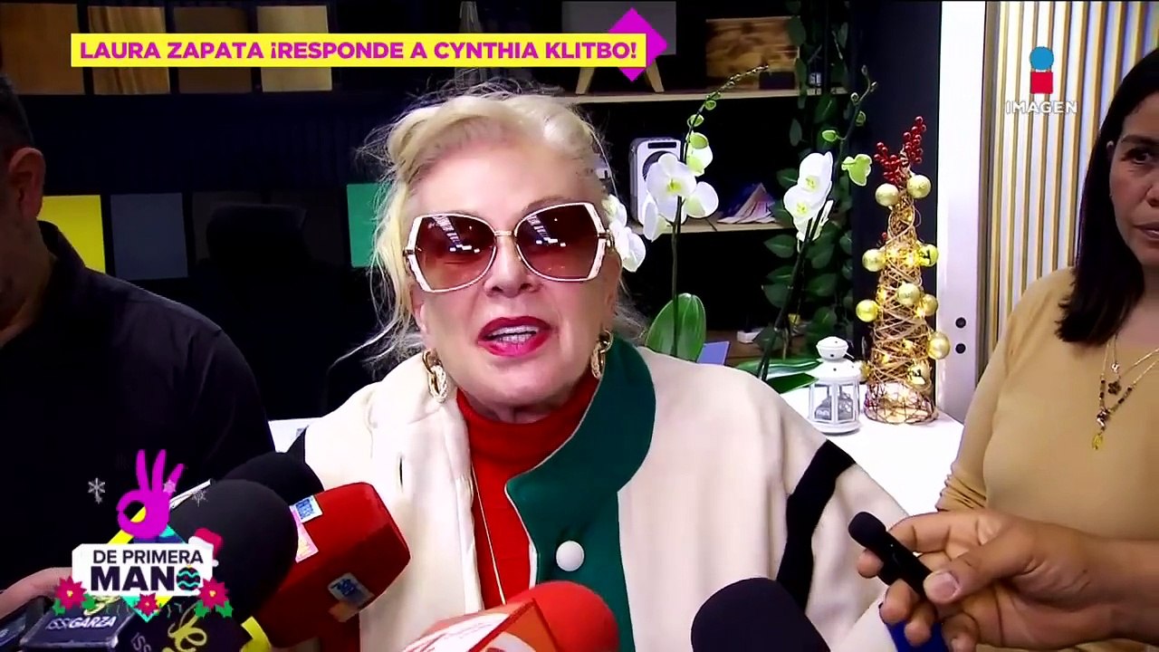 ¡Laura Zapata VUELVE a atacar a Cynthia Klitbo y asegura NO se ofende con lo que ella dice!
