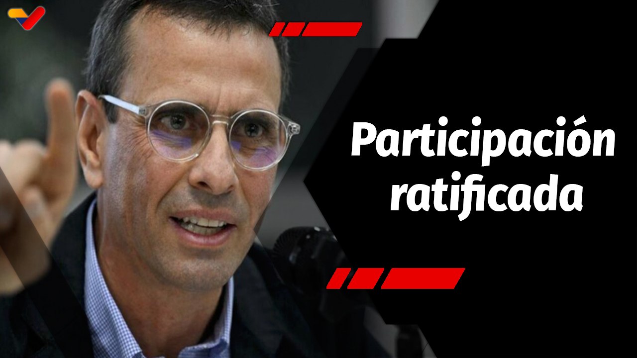 Tras la Noticia | Capriles ratifica su participación en el Referendo Consultivo