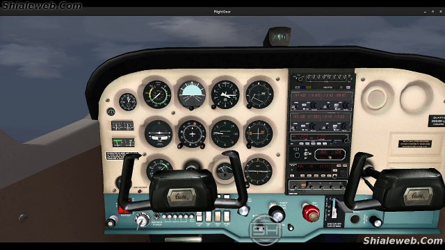 #Flightgear #simulado de #vuelo #avion #cessna #aterrizaje #aeropuerto #linux #aventura #accion