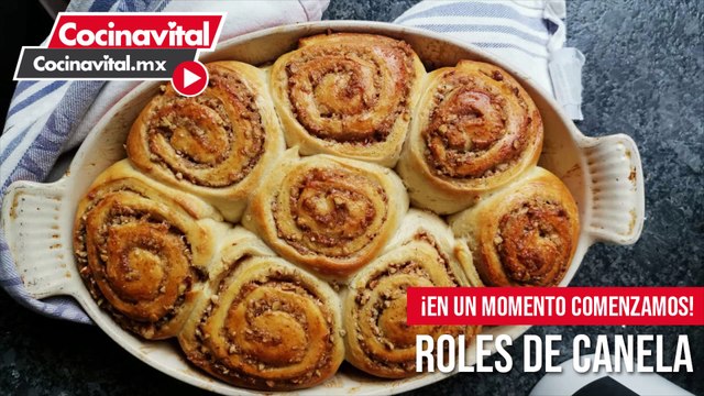 Cómo hacer deliciosos ROLES DE CANELA con la chef Ericka Fonseca | Clases de Cocina Vital