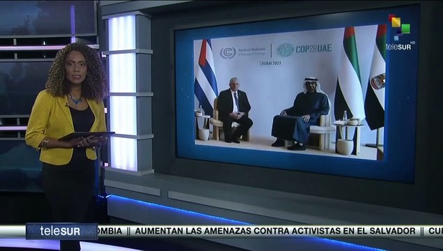 Cuba: Pdte. Miguel Díaz-Canel sostuvo encuentro con su homólogo de Emiratos Árabes Unidos