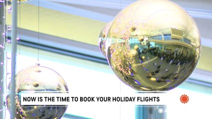 Now is the time to book your holiday flights