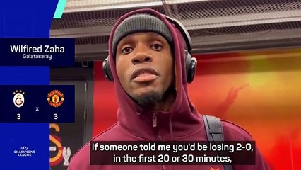 Draw with Man United 'feels like a win' for Galatasaray - Zaha