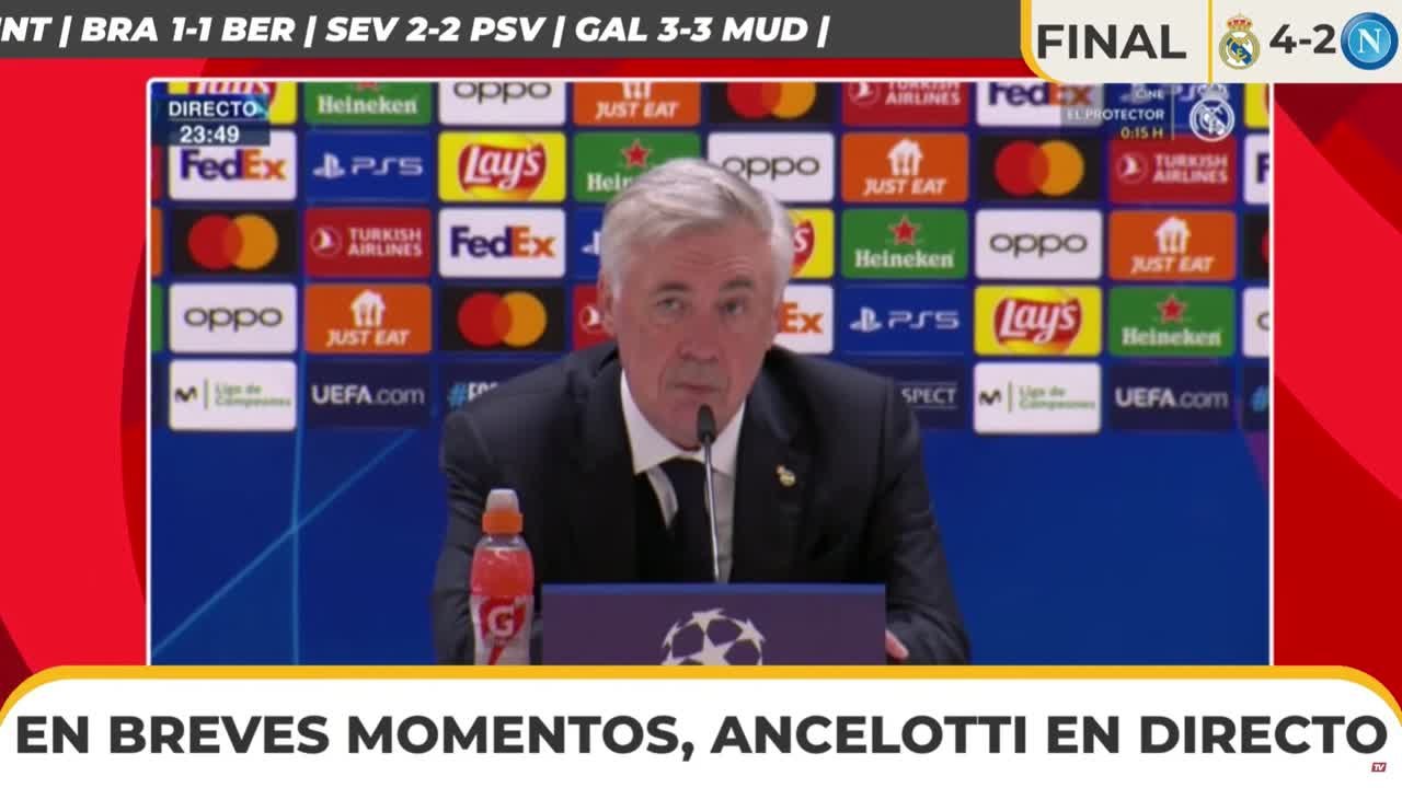 Rueda de prensa de Ancelotti