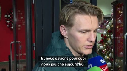 Arsenal - Ødegaard voulait se venger de l'aller et envoyer un message