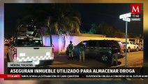 Autoridades aseguran casa que funcionaba como bodega de drogas en Mérida, Yucatán