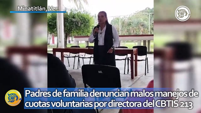 Padres de familia denuncian malos manejos de cuotas voluntarias por directora del CBTIS 213