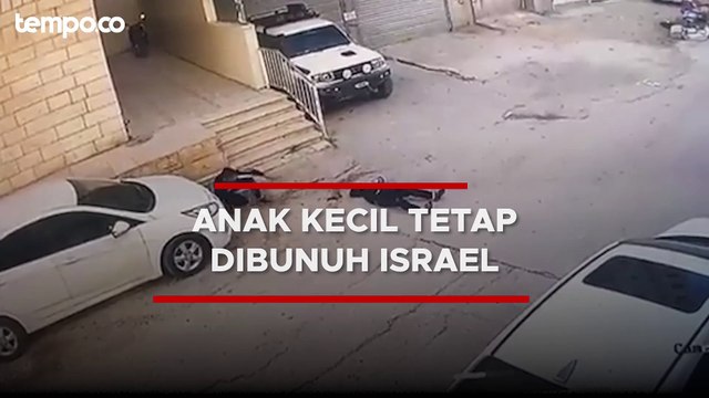 Rekaman saat Dua Bocah Palestina di Tepi Barat Ditembak Mati, Israel Berdalih Dilempar Peledak