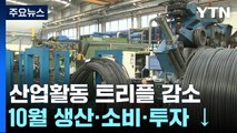 10월 생산·소비·투자 '트리플 감소'...반도체 생산 11.4%↓ / YTN