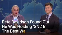 Pete Davidson Says Lorne Michaels Sent The Perfect Text After Rumors About 'SNL' Hosting Appearance Spread