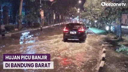 Diduga Akibat Drainase Buruk, Banjir Landa Bandung Barat