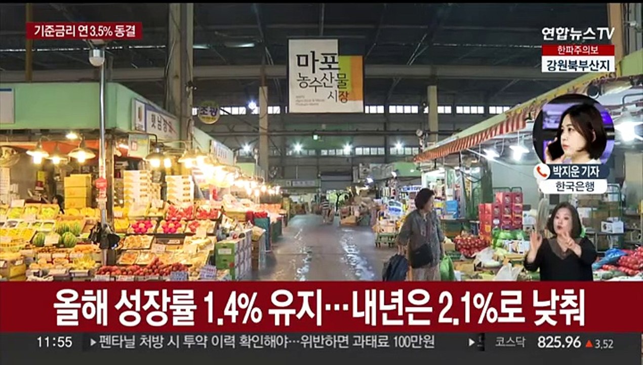한은, 기준금리 7연속 동결…연 3.5% 유지