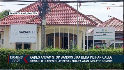 Bawaslu Buka Suara Soal Kasus Kades Karangsari Ancam Stop Bansos Jika Beda Pilihan Caleg