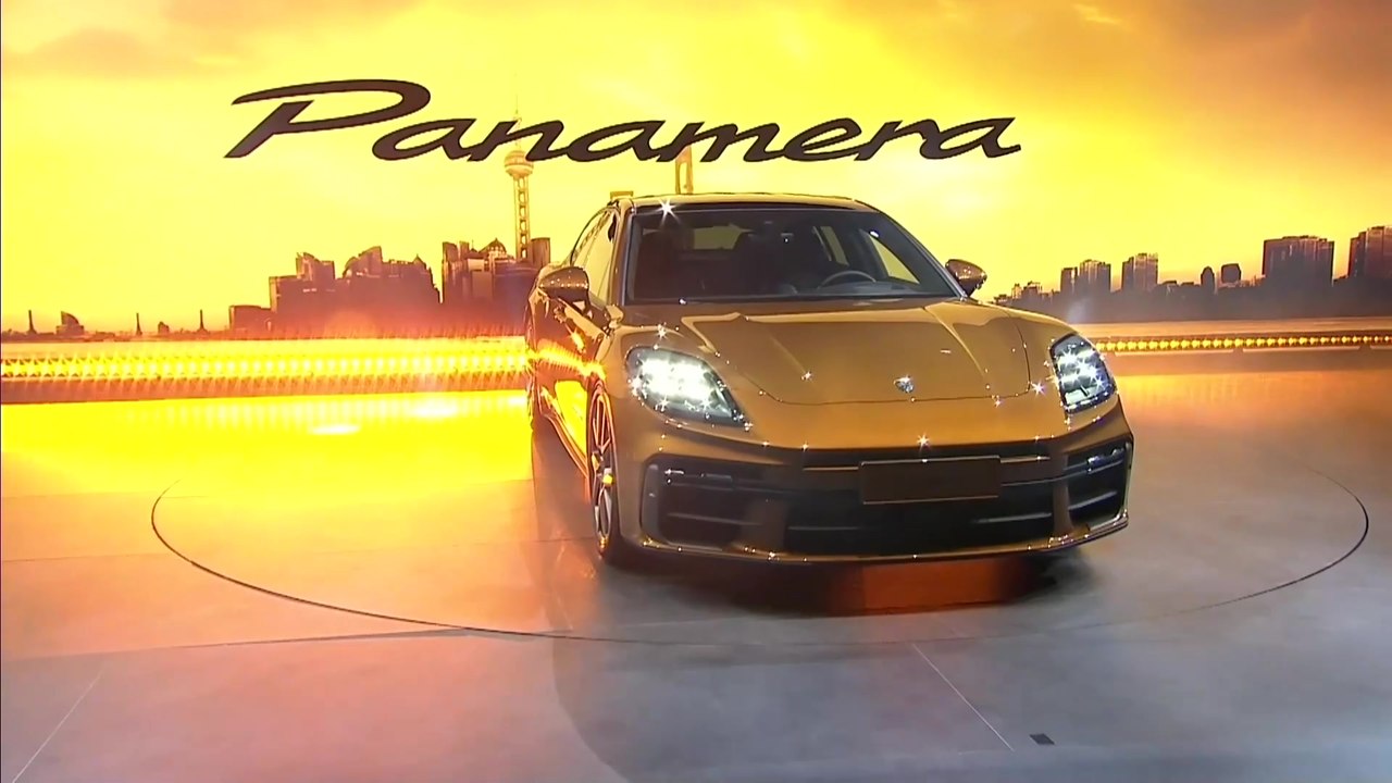 Weltpremiere des neuen Porsche Panamera aus Shanghai