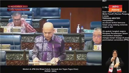 MTL: Setakat 6 pagi 30 Nov, 123 keluarga masih berada di 5 PPS