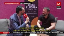 Kristian Novak escritor croata encabeza mesa sobre migración en la FIL de Guadalajara