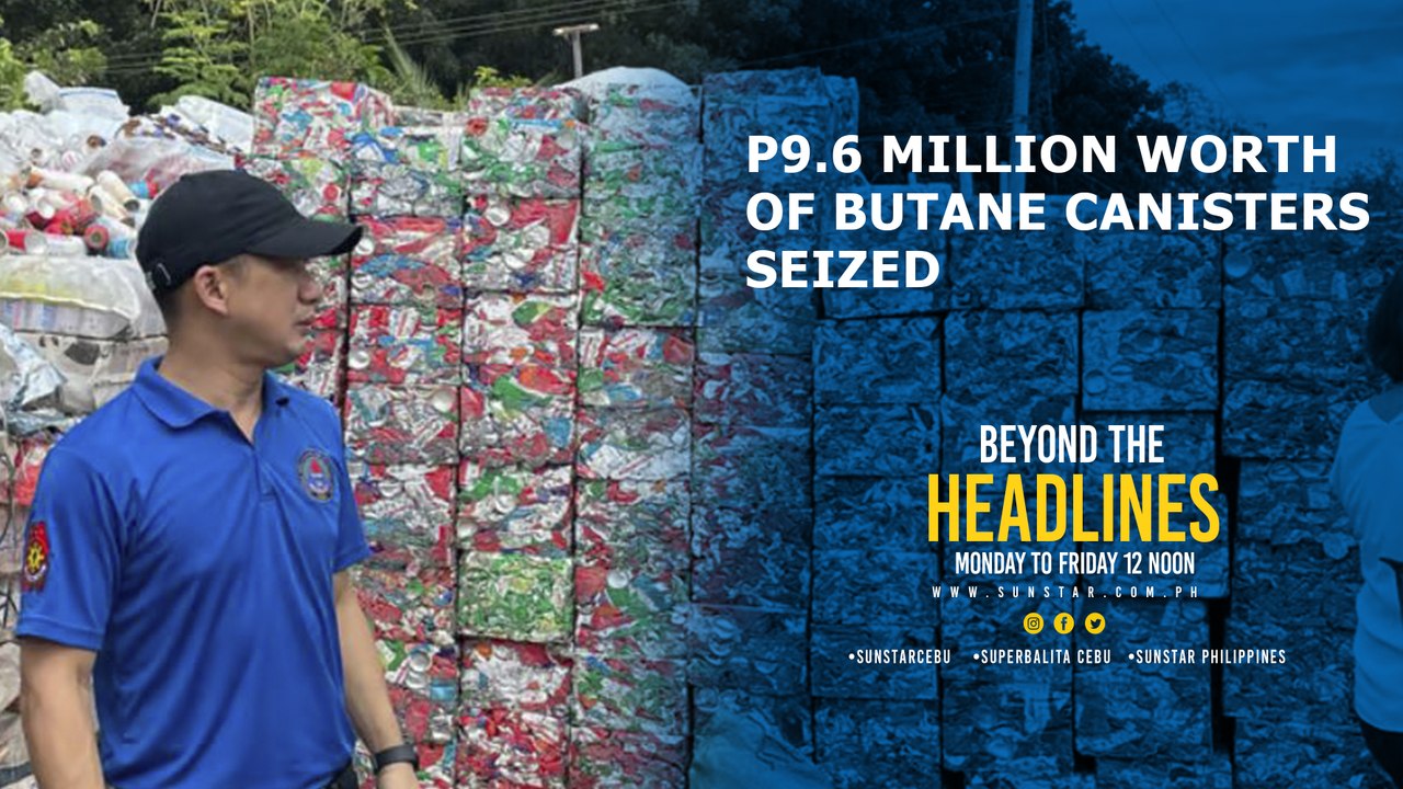 P9.6 Million Worth Of Butane Canisters Seized