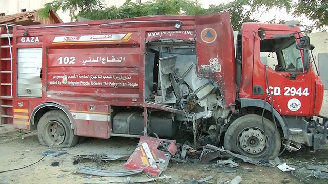 بسبب القصف الإسرائيلي.. شاهد حجم الدمار الهائل الذي تعرض له المستشفى الإندونيسي