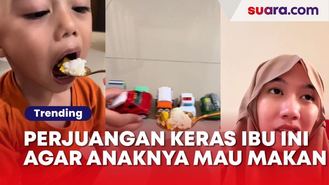 Bikin Ngakak! Perjuangan Keras Ibu ini Agar Anaknya Mau Makan Patut Diacungi Jempol