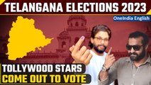 Telangana Elections: Allu Arjun, Naga Chaitanya, Jr NTR and other actors cast their votes | Oneindia