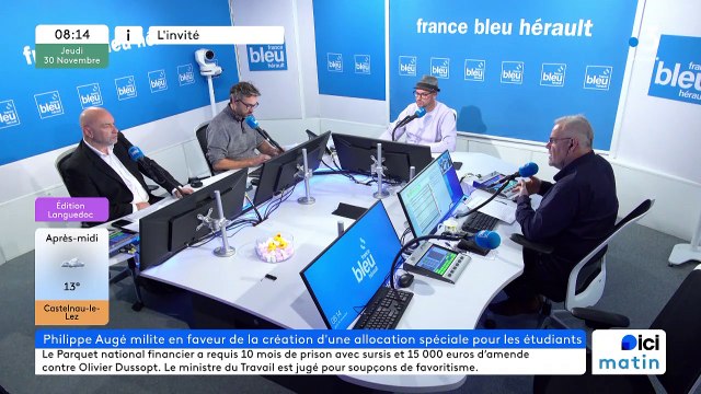 Philippe Augé, président de l'université de Montpellier